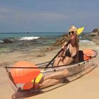 배, 두 배 좌석 휴대용 카누 안정 성과를 형성하는 투명한 진공