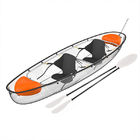 Driftsun 투명한 카약, 안정제를 가진 편평한 바닥 카누를 꿰뚫어 보십시오