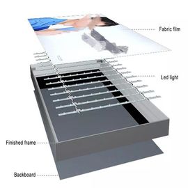 가벼운 상자를 광고하는 후면발광 가벼운 튼튼한 직물 LED는 500x700mm를 서명합니다