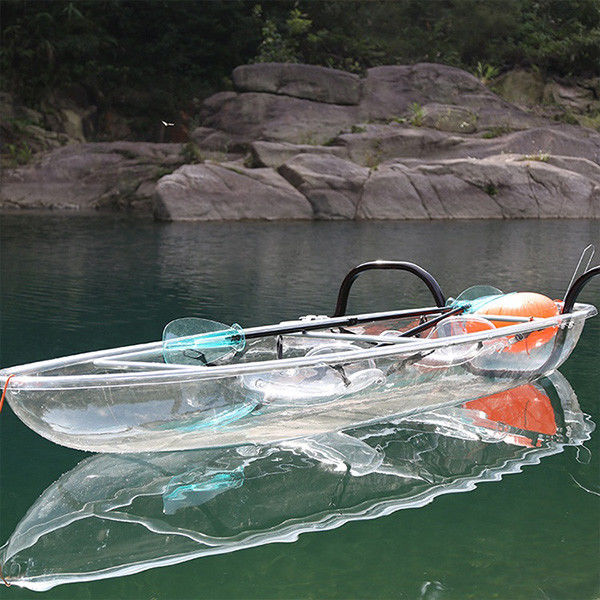 두 배 좌석 단단한 플라스틱 카약, 대양 사용을 위한 충격 방지 어업 카누